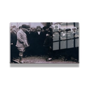 Atatürk Cam Tablo Yatay 634