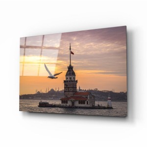 Kız Kulesi 2 Cam Tablo