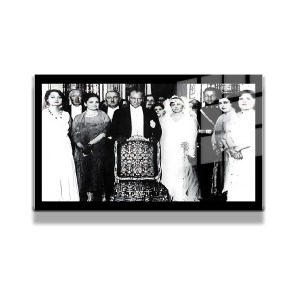 Atatürk Cam Tablo Yatay 237