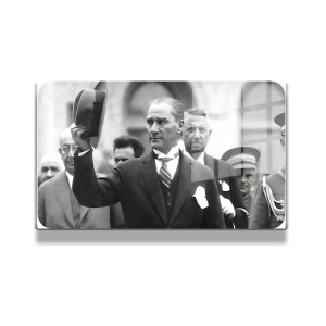 Atatürk Cam Tablo Yatay 483