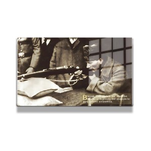 Atatürk Cam Tablo Yatay 805
