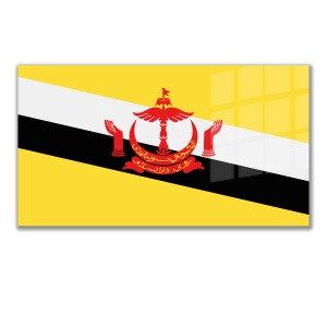 Dünya Ülke Bayrakları Brunei