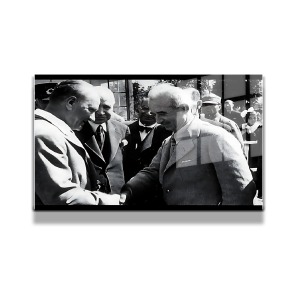 Atatürk Cam Tablo Yatay 260