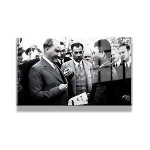 Atatürk Cam Tablo Yatay 452