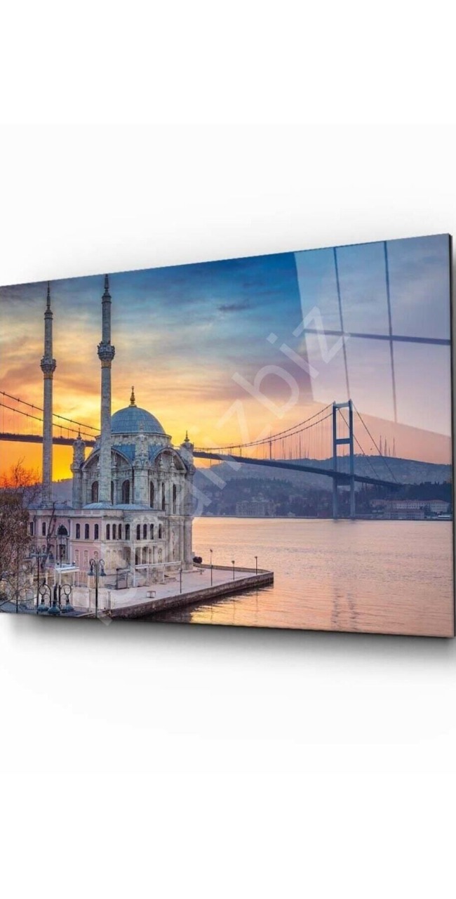 Soyut Cam Tablo 4mm Dayanıklı Temperli Cam
