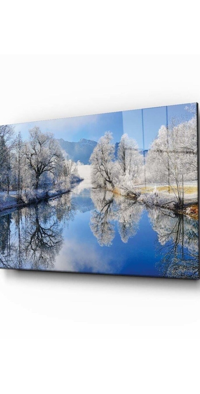 Doğa Manzara Cam Tablo 4mm Dayanıklı Temperli Cam