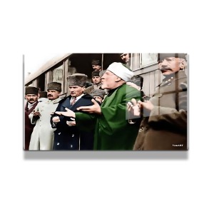 Atatürk Cam Tablo Yatay 689