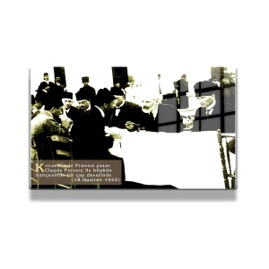 Atatürk Cam Tablo Yatay 807