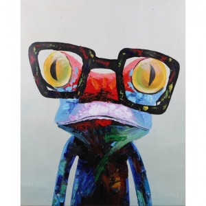  Froggy Sayılarla Boyama Seti Kasnaklı  40 x 50