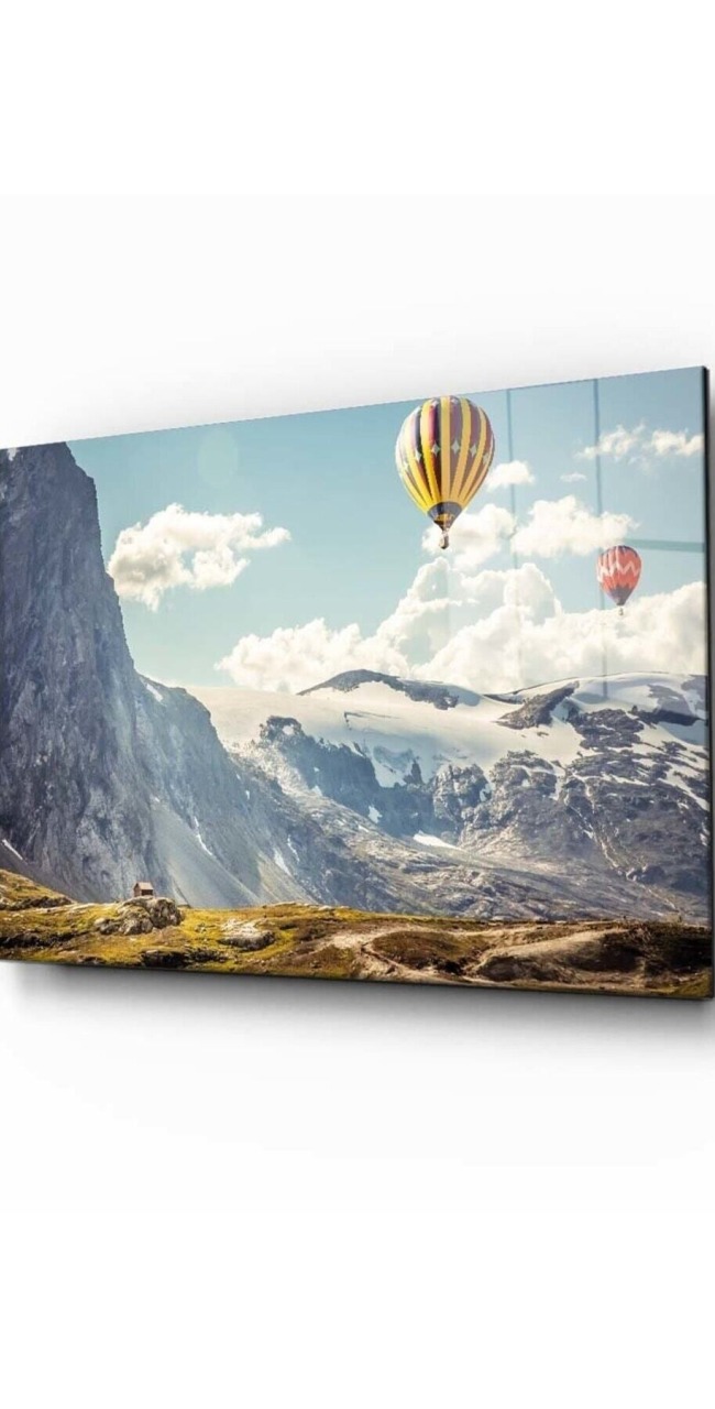Doğa Manzara Cam Tablo 4mm Dayanıklı Temperli Cam