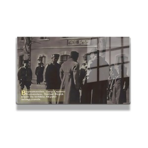 Atatürk Cam Tablo Yatay 813