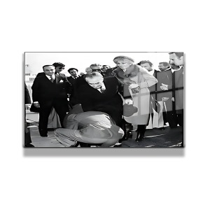 Atatürk Cam Tablo Yatay 444