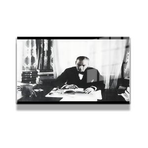 Atatürk Cam Tablo Yatay 89