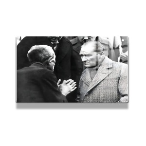 Atatürk Cam Tablo Yatay 608