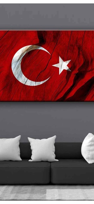 AL BAYRAK KANVAS TABLO