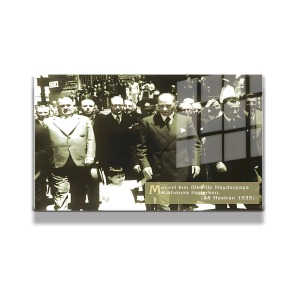 Atatürk Cam Tablo Yatay 749