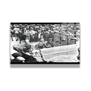 Atatürk Cam Tablo Yatay 150
