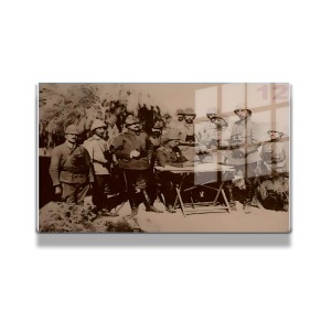 Atatürk Cam Tablo Yatay 757