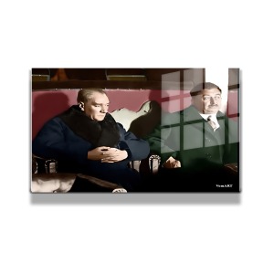Atatürk Cam Tablo Yatay 472