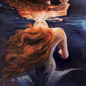  Deniz Kızı Sayılarla Boyama SetiKasnaklı  40 x 50