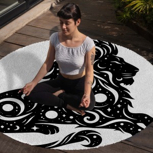 Yoga, Meditasyon,Burçlar ve Mandala Temalı,  Meditasyon Halısı 56
