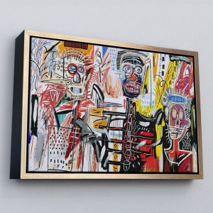 Çerçeveli Jean Michel Basquiat'İn Untitled Kanvas Tablo-5056