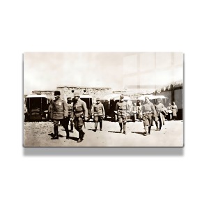 Atatürk Cam Tablo Yatay 490