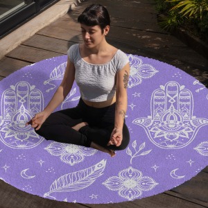 Yoga, Meditasyon,Burçlar ve Mandala Temalı,  Meditasyon Halısı 100