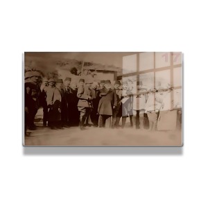 Atatürk Cam Tablo Yatay 761