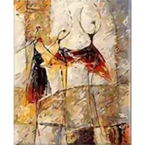  Çöl Dansı 2 Sayılarla Boyama Seti Kasnaklı  40 x 50
