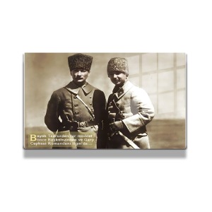 Atatürk Cam Tablo Yatay 815