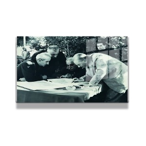 Atatürk Cam Tablo Yatay 563