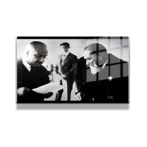 Atatürk Cam Tablo Yatay 153