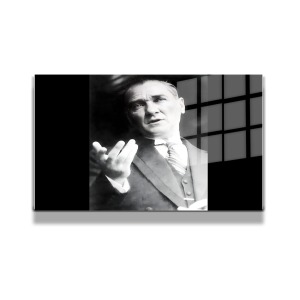 Atatürk Cam Tablo Yatay 79