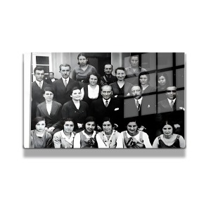 Atatürk Cam Tablo Yatay 467