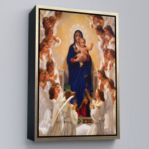 Çerçeveli Meryem Ve Oğlu İsa Tablo - Jesus Christ -6450