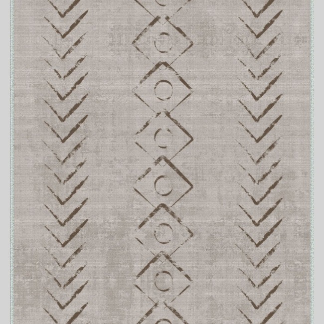 Vintage Desenli Halı, Pamuk Dokuma Pamuklu Taban Dekoratif Halı Kilim 66