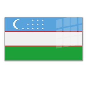 Dünya Ülke Bayrakları Özbekistan