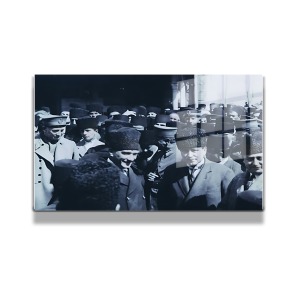 Atatürk Cam Tablo Yatay 524