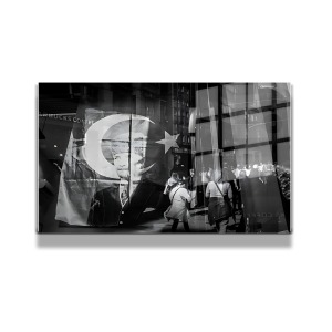 Atatürk Cam Tablo Yatay 322