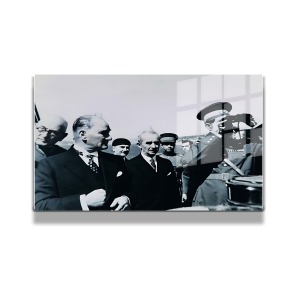 Atatürk Cam Tablo Yatay 557