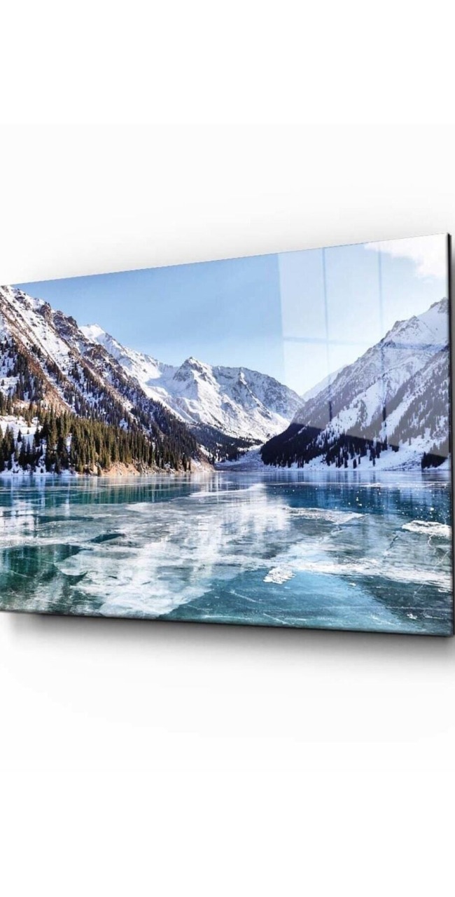 Doğa Manzara Cam Tablo 4mm Dayanıklı Temperli Cam