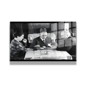 Atatürk Cam Tablo Yatay 252
