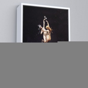 Çerçeveli Luis Ricardo Falero İkiz Yıldızlar Tablosu-6239