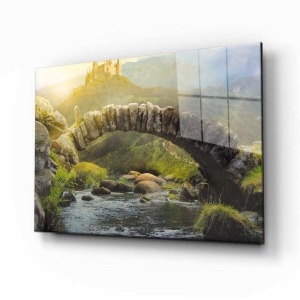 Doğa Manzara Cam Tablo 4mm Dayanıklı Temperli Cam