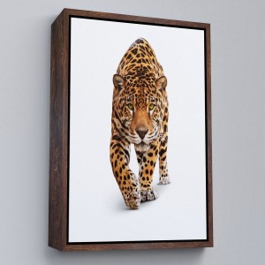 Çerçeveli Vahşi Leopar Tablosu-5957