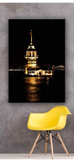 ZAİF KIZ KULESİ KANVAS TABLO