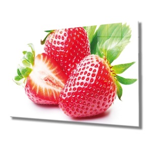 Meyveler Cam Tablo 4mm Dayanıklı Temperli Cam