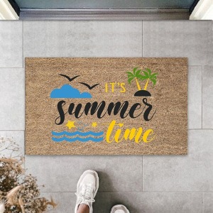 Bej Kapı Önü Paspasııt's Summer Tıme Desen Ps932