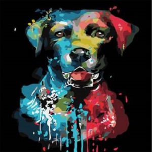  En İyi Dost Sayılarla Boyama Seti  Kasnaklı  40 x 50